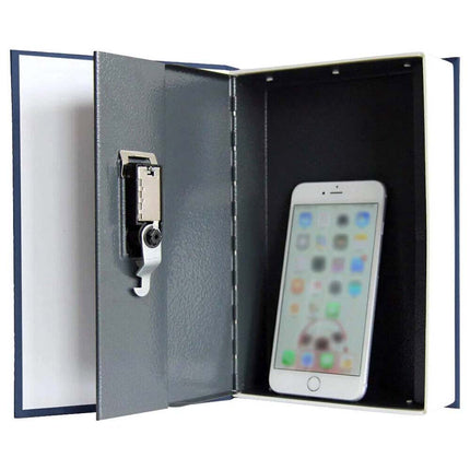 Portable Hidden Book Safe with Combination Lock, 18cm Secret Storage Box