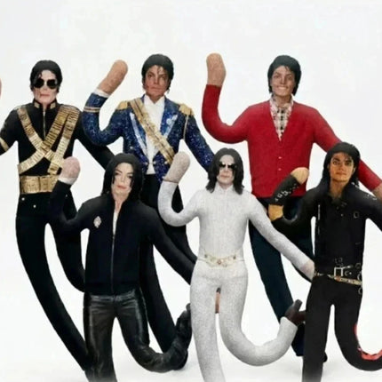 6PCS 28cm Pop Icon Plush Figure Doll with Joint Mobility Toy