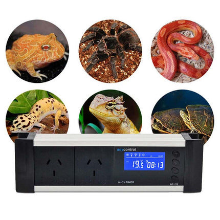 LCD Digital Day/Night Timer Thermostat for Reptile Aquarium Controller