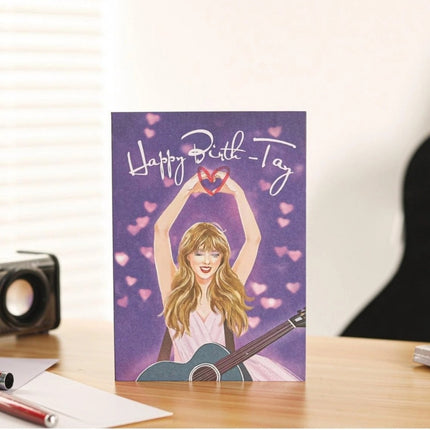 3D Taylor Swift Pop Up Birthday Card – Popular 3D Greeting Card for Swiftie Fans
