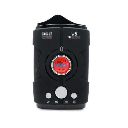 360 Degree Car Radar Detector Laser Speed Camera Full Band Voice Alarm