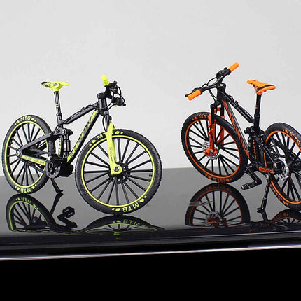 Mini 1 10 Diecast Metal Mountain Bike Finger Bicycle Racing Toy
