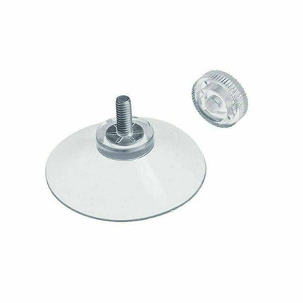 10PCS Strong Suction Cups M4 Screw Rod Knurled Hook Clear Glass Kitchen