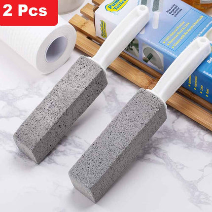 2X Pumice Stone Wand Tile Cleaning Stains Brush Tool Toilet Bathtub