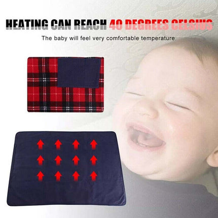 Electric Heated Throw Blanket Warm Washable Fleece Winter Warmer with Timer& Switch
