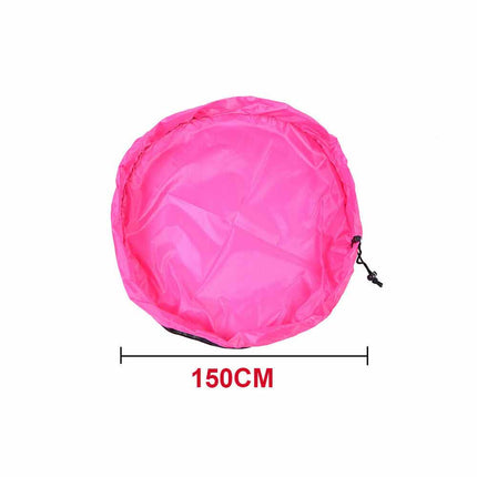 1.5m Portable Kids Toy Storage Bag Mat with Drawstring Organizer