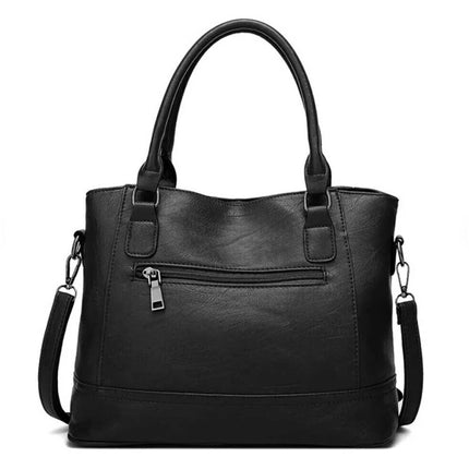 NEW Ladies PU Leather Handbag, Shoulder Tote & Crossbody Purse