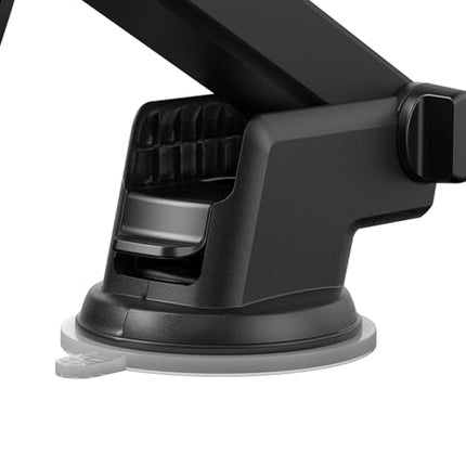 Universal Fit 360° Rotating Auto-Clamp Phone Holder with Extendable Arm 6.5cm