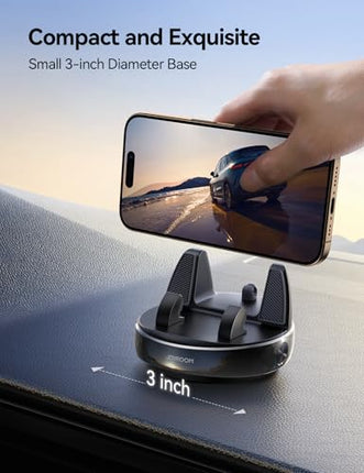 JOYROOM 360° Adjustable Car Phone Holder, Dashboard Mount for iPhone & Android