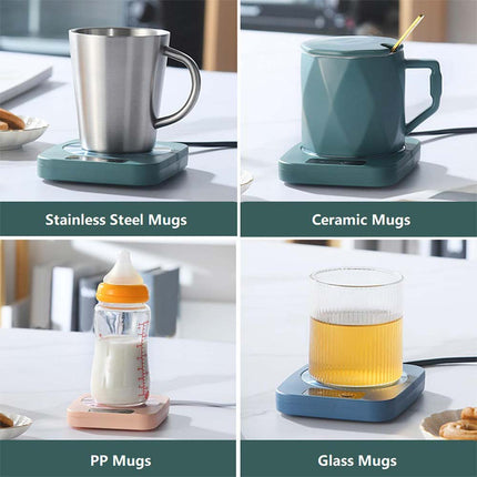 Portable 16W Electric Mug Warmer Coffee Cup Heating Coaster Home Office