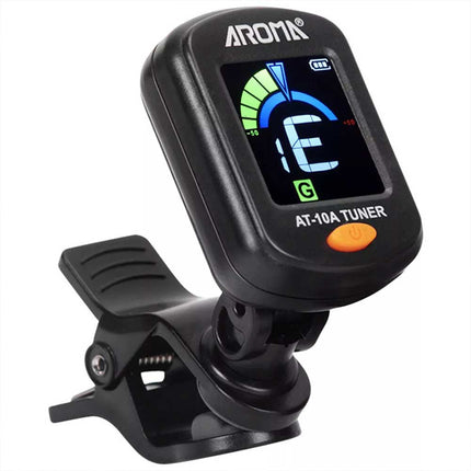 Rechargeable Digital Guitar Tuner – Clip-on Chromatic Tuner for Acoustic Guitar & Violin