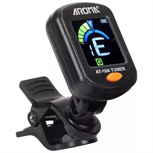 Rechargeable Digital Guitar Tuner – Clip-on Chromatic Tuner for Acoustic Guitar & Violin