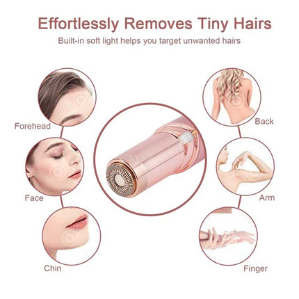 Portable Rechargeable Painless Facial Hair Remover Pocket Epilator