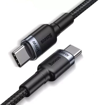 Baseus 100W USB-C to USB-C PD Fast Charger Cable for Samsung MacBook