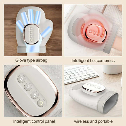 Cordless Hand Massager with Heat and Compression for Arthritis Relief