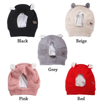 Warm Winter Pet Ear Covers & Puppy Cap Earmuffs for Dog Relief