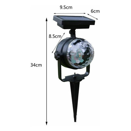 Solar Power Laser Star Projector Light, Waterproof Outdoor Christmas