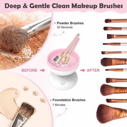 Professional Electric Makeup Brush Cleaner Machine Cleaning Tool