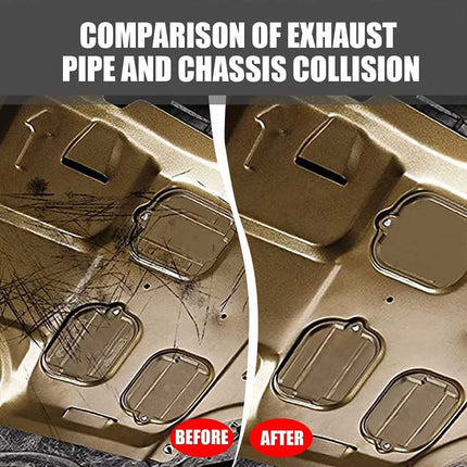 4PCS Universal Black Exhaust Rubber Hanger Heavy Duty Pipe Mount Brackets