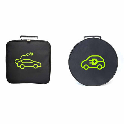 Portable EV Car Charging Cable Storage Bag for Jump Cables & Power