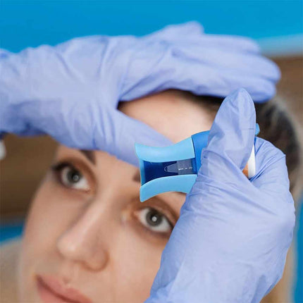 Portable Eyedrop Dispenser Bottle – Reusable Eye Drop Applicator Aid