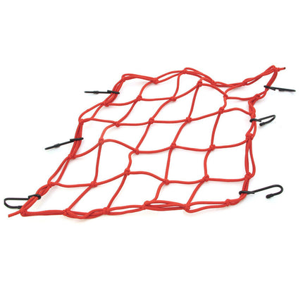 2X 40x40cm Elastic Cargo Net Bungee Luggage Storage Car Motorcycle Bike