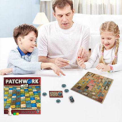 Patchwork Card Game 2 Players Board Game Party Xmas Gift