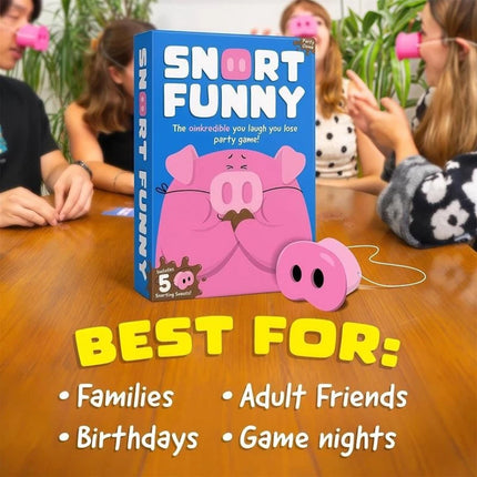 Funny Oinkcredible You Laugh You Lose Party Game 5pcs 2026 Pig Snout Game