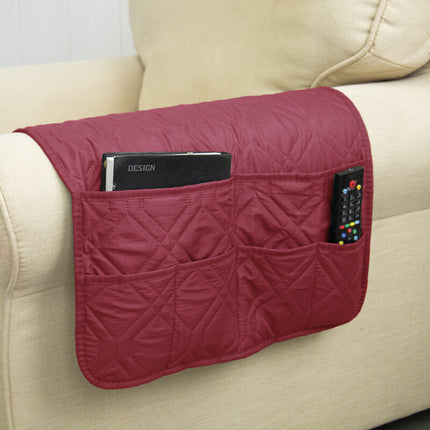 6-Pocket Sofa Armrest Remote Control Organizer Holder for Chair Couch