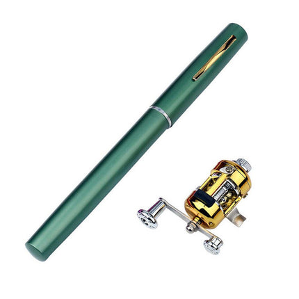 Telescopic Pen Fishing Rod Pocket Size Portable Pole and Reel Combo