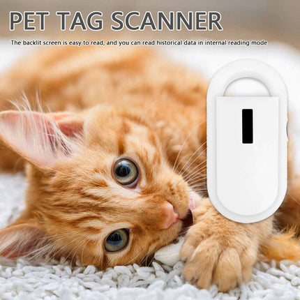 Handheld Pet Microchip Scanner, RFID Digital Identification Reader