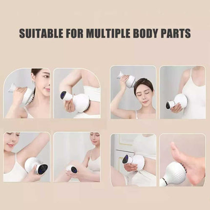 Cordless Handheld Leg Massager, 19-Level Deep Tissue Massage for Men Women