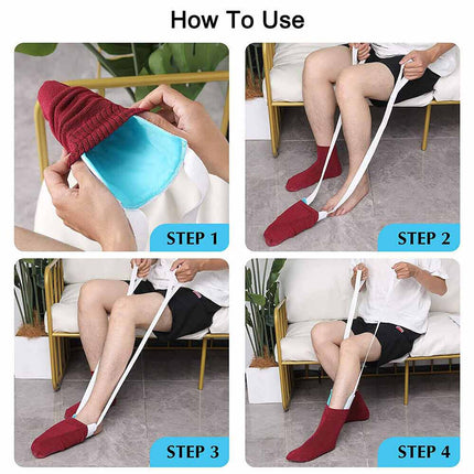 Sock Aid Tool Slider Stocking Helper for Elderly Disabled Pregnant