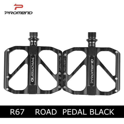 PROMEND 3-Bearing Ultralight Pedal, Quick Release Anti-Slip Aluminum Alloy