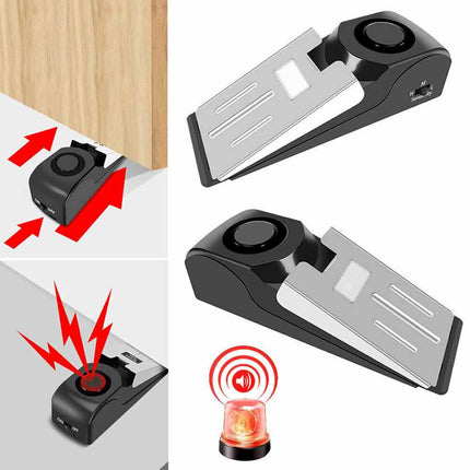 Door Stop Alarm Wedge Security System Intruder Alert Home Detection Device