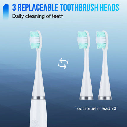 6in1 Ultrasonic Electric Toothbrush Teeth Stains Plaque Remover Cleaner