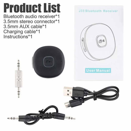 Bluetooth AUX Adapter Wireless Music Receiver for Car Headphone iPod