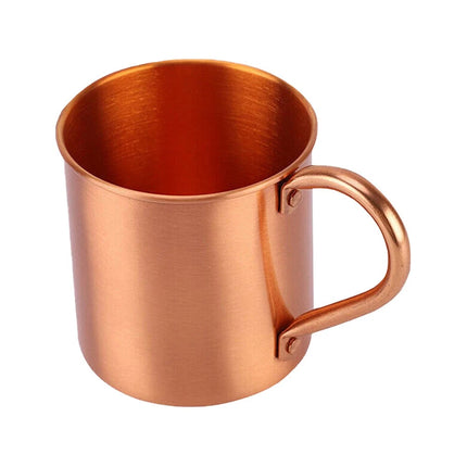 450ML Pure Copper Moscow Mule Mug for Camping, Coffee, Beer, Cocktail