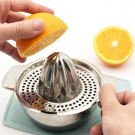 Heavy Duty 304 Stainless Steel Citrus Juicer Manual Lemon Orange 12cm Tool