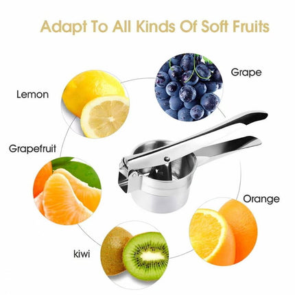 Manual Stainless Steel Juicer Vegetable Press Potato Lemon Garlic Colored Box