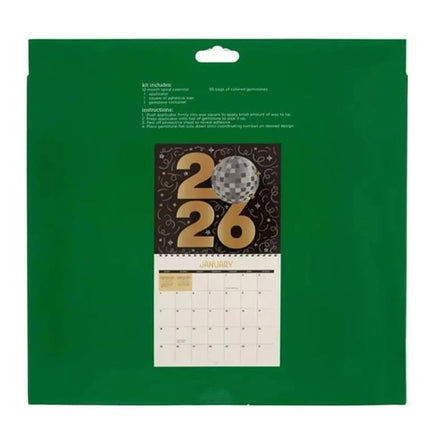 2026 Diamond Painting Calendar Kit – DIY Wall Art with 12 Months