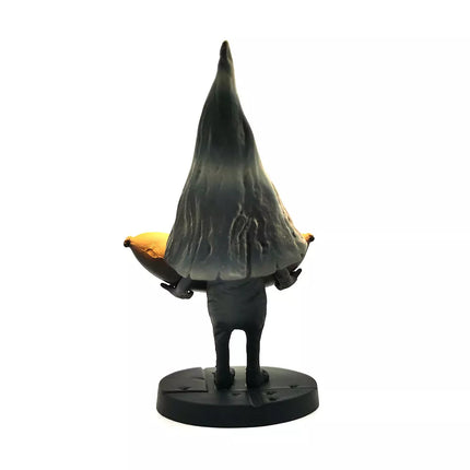 Cute Nomes with Yellow Raincoat Girl Statue Game Toy Model