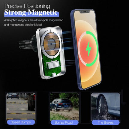 MagSafe Car Charger Wireless Phone Holder Mount iPhone 13 12 14 Pro Max