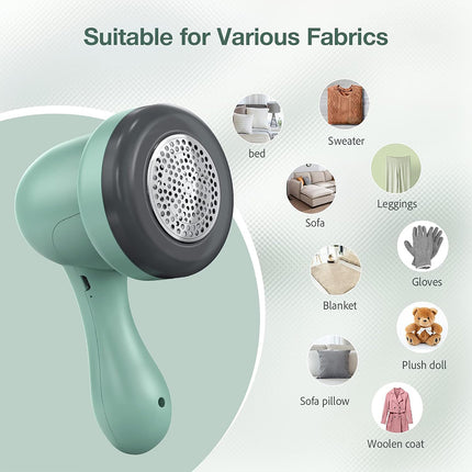 Electric Lint Remover USB Fabric Shaver Clothes Bobble Fluff Debobbler