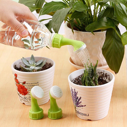 2X DIY Bottle Top Watering Sprinkler Plastic Plant Waterer Seedling Irrigation