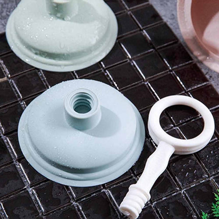 Mini Toilet Plunger & Sink Drain Unblocker, Compact Bathroom Kitchen Tool 1pc