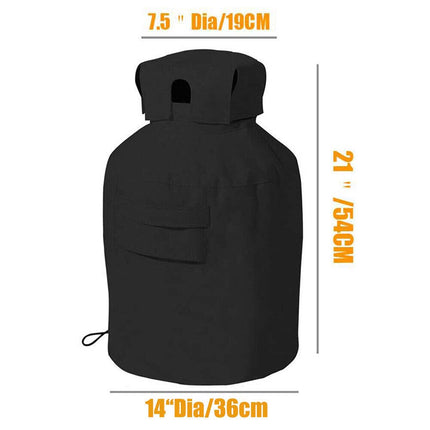 Waterproof Propane Tank Cover Outdoor Gas Bottle Bag UV Protection Stove