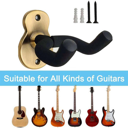2X Metal Guitar Wall Hanger Non-slip Hook Holder for Guitar Ukulele