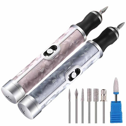Nail Grinder for Human Toenails Cordless 4 Speeds Sander for Thick Nails