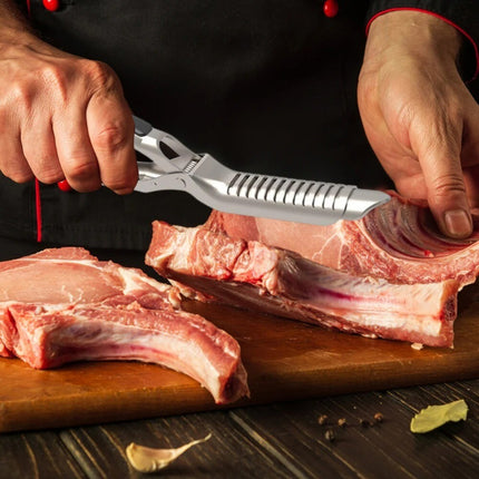 Kitchen Rib Membrane Stripper Tool BBQ Easy Beef Pork Remover